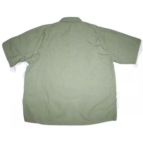 SIMMS Short Sleeve Button Front Hiking Fish Shirt‎ - Picture 3 of 5